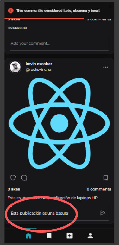 Realizar comentarios